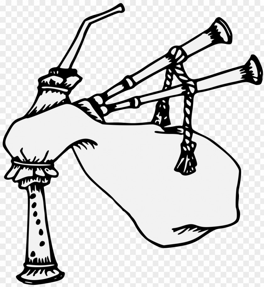 Bagpipes Drum Major Drawing Clip Art Line PNG