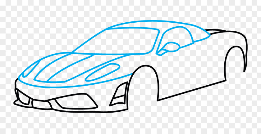 Car Sports Enzo Ferrari Drawing PNG
