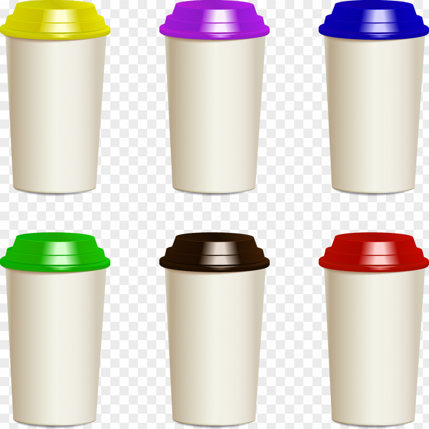 Vector Tea Cup Coffee Cappuccino Take-out Milk PNG