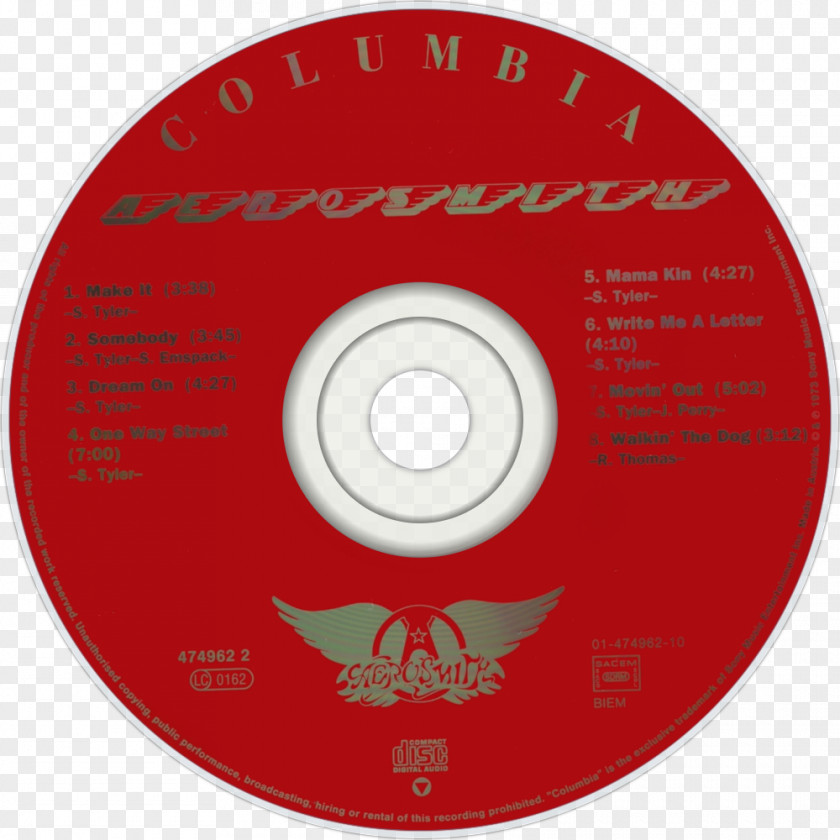 Aerosmith Compact Disc Classics Live I And II Greatest Hits One Way Street PNG