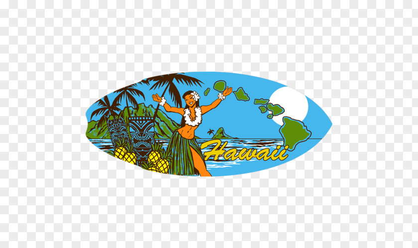 Beach Aloha Hawaiian Wooden Roller Coaster PNG