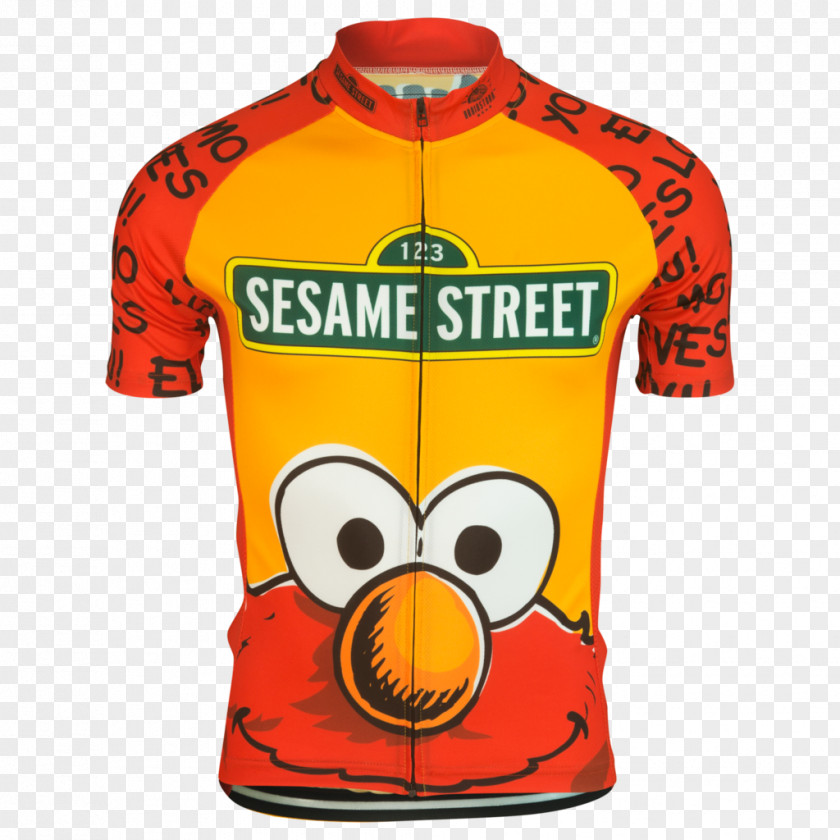 Cyclist Front Elmo Big Bird Mr. Snuffleupagus Sesame Street The Muppets PNG