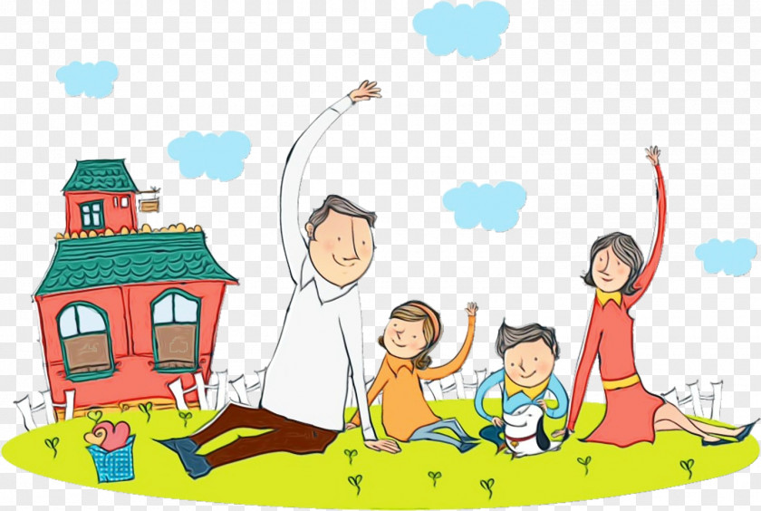 Leisure Play Parents Day Kids Background PNG