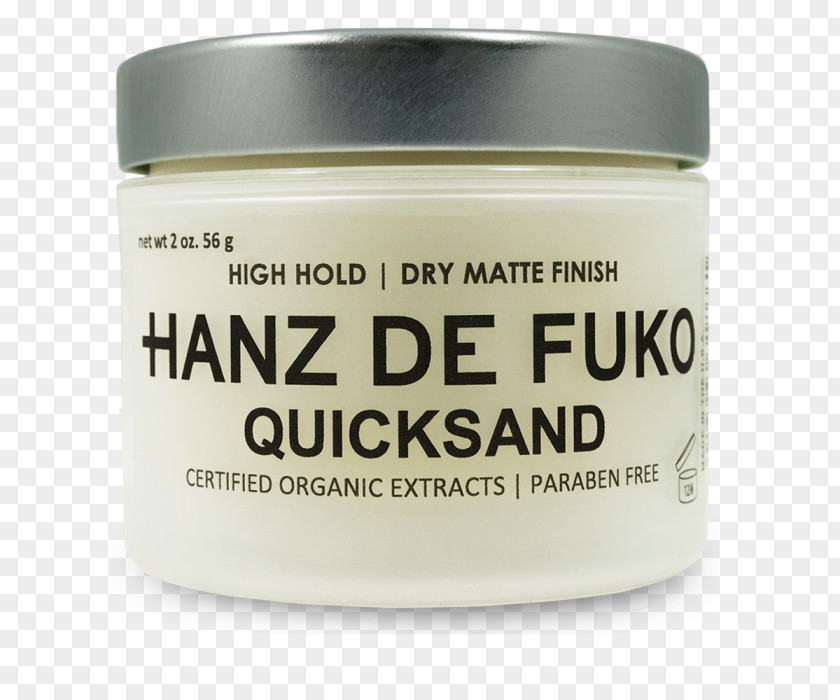 Quicksand Hanz De Fuko Claymation Gravity Paste Hair Styling Products Sponge Wax PNG