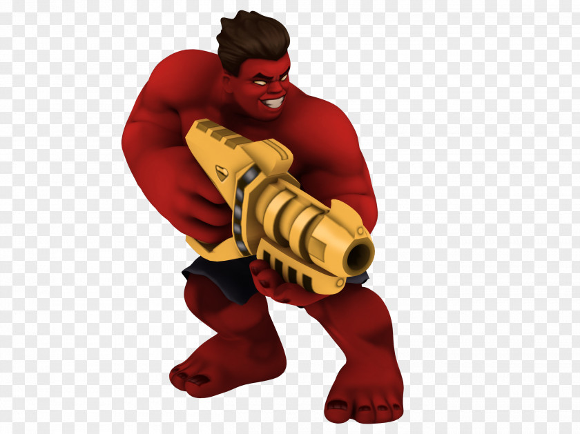 Red Hulk Thunderbolt Ross Superhero Marvel Comics Avengers PNG