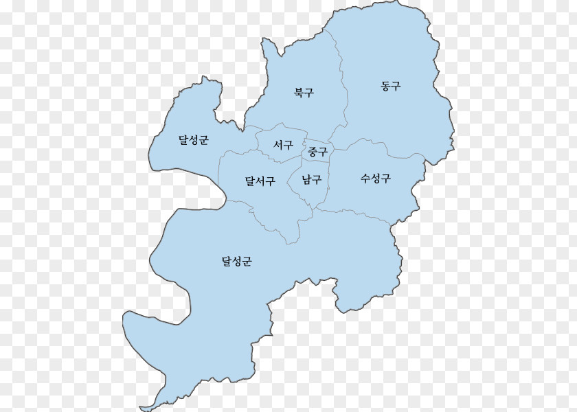 Seoul Daegu Metropolitan City Of South Korea Administrative Division Teukbyeolsi PNG