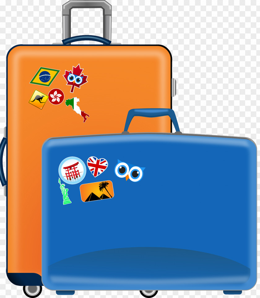 Suitcase Clip Art Vector Graphics Baggage Openclipart PNG