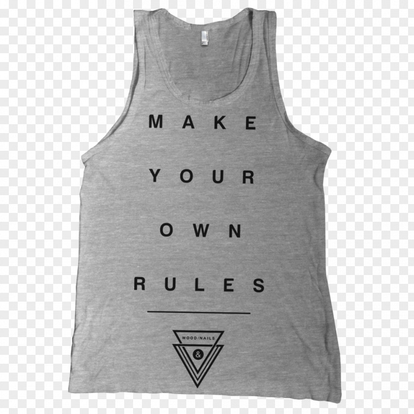 T-shirt Gilets Sleeveless Shirt Font PNG