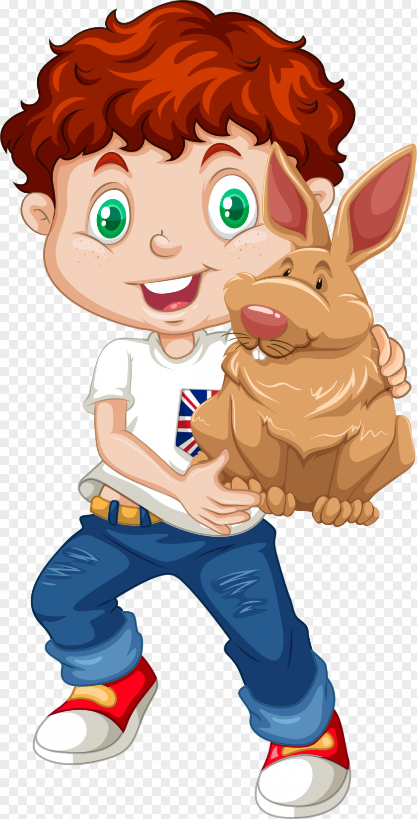 Through The Rabbit And Boy United Kingdom Royalty-free Clip Art PNG