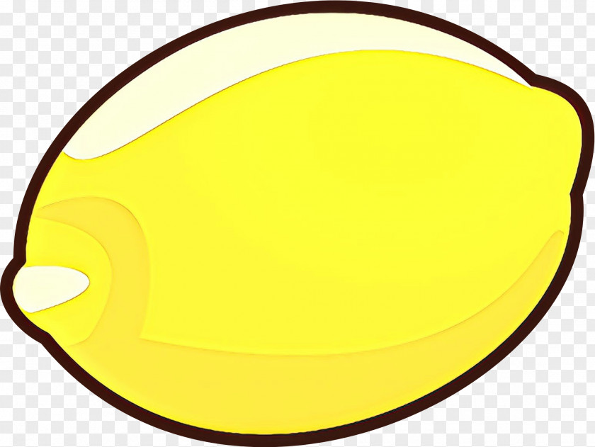Yellow Circle Tableware Oval PNG