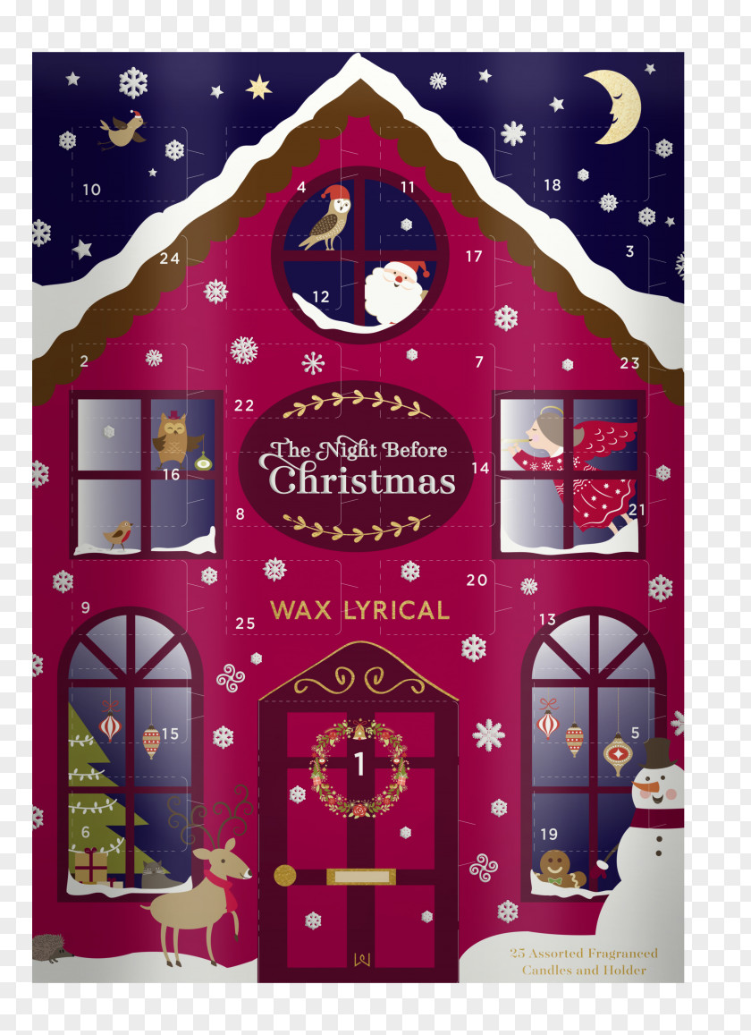 Christmas A Visit From St. Nicholas Advent Calendars PNG
