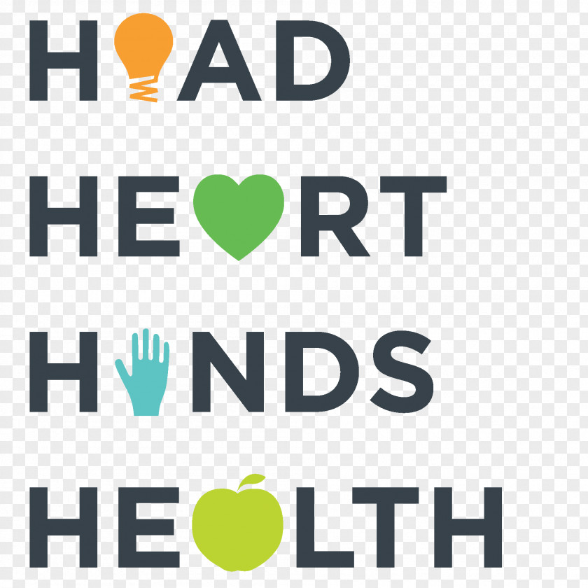 Clover Youth Hand 4-H Logo Heart Health PNG