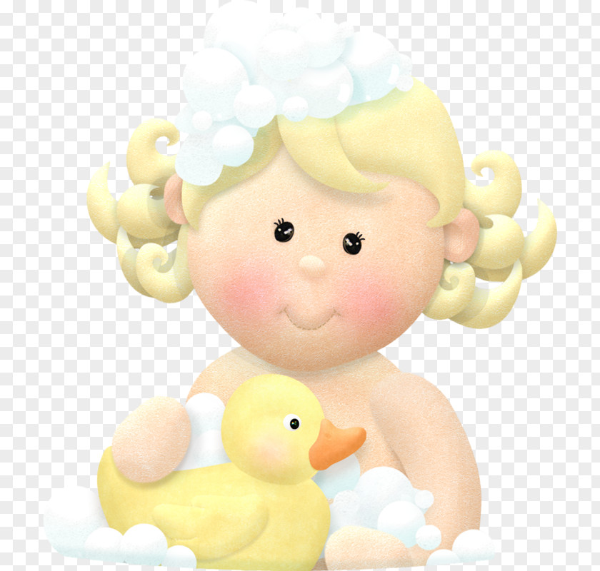 Cute Kids Paper Bathtub Bathing Clip Art PNG