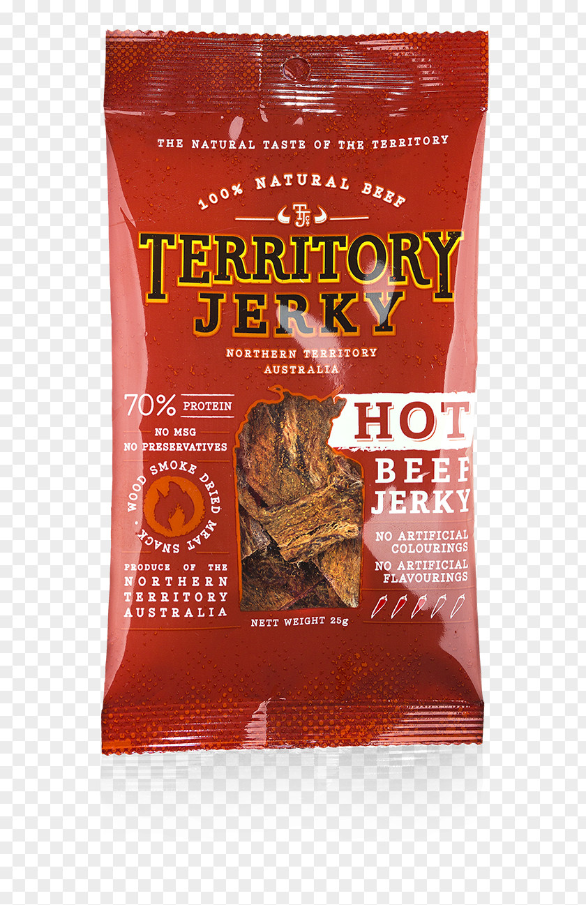 Jerky Territory Beef Marination Snack PNG