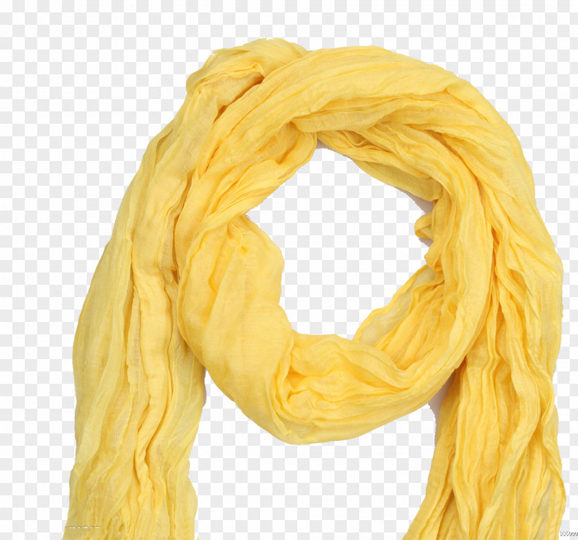 Mango Yellow Scarf PNG