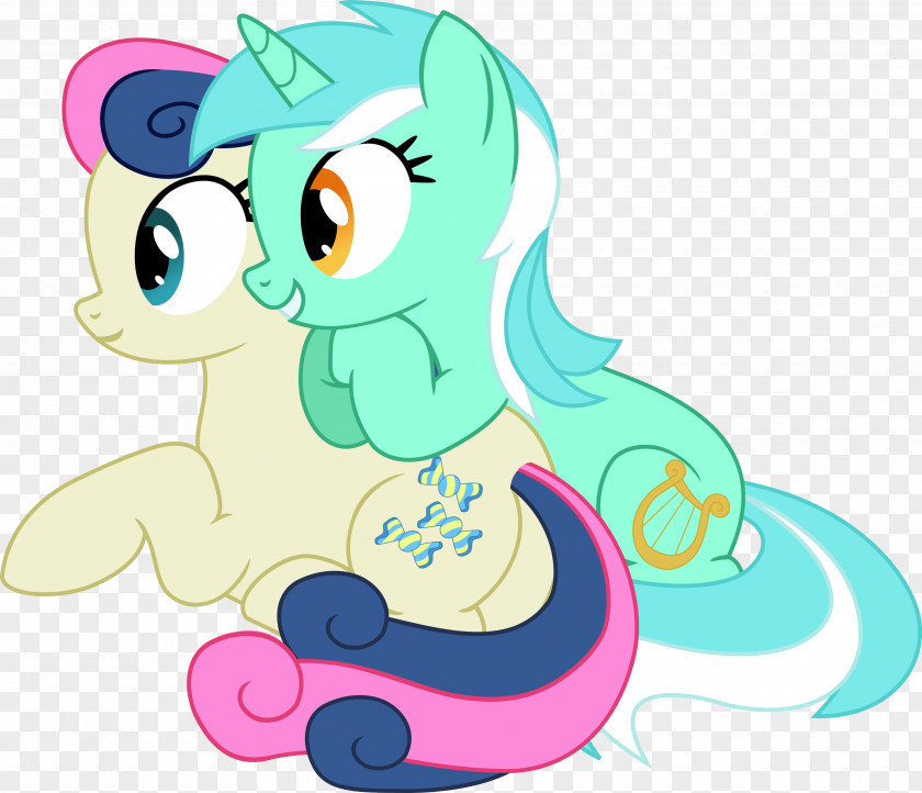 Pony Bonbon Lyra PNG