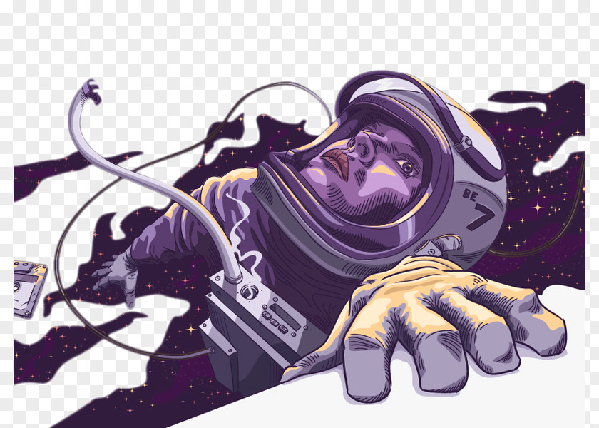 Cartoon Astronaut Drawing PNG