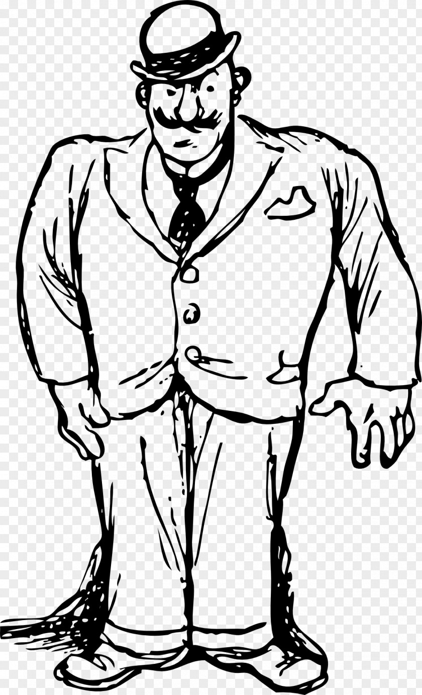Gentleman Man Suit Clip Art PNG