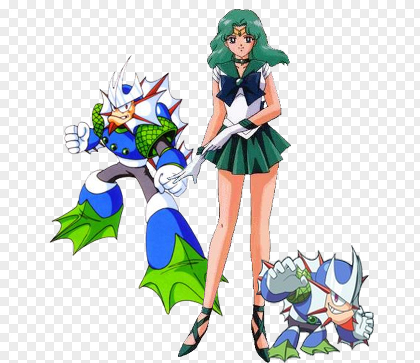 Sailor Moon Neptune Uranus Pluto Mars PNG