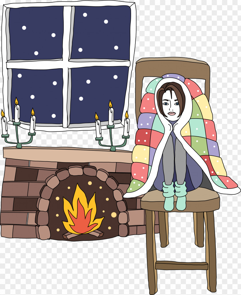 Cartoon Blanket Image Illustration Drawing PNG