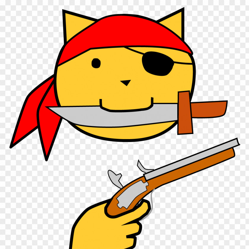 Orange Cartoon Cats Cat Piracy Clip Art PNG