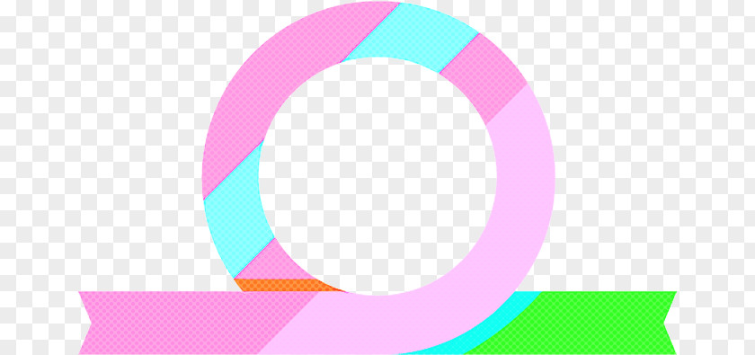 Pink Circle Aqua Turquoise Line PNG