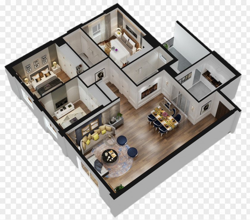 Real Estate Floor Plan Apartment Adhiraj Samyama PNG