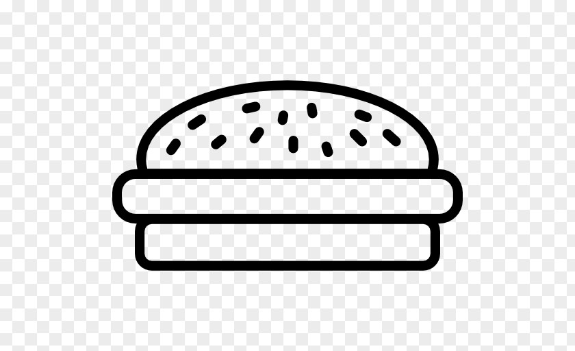 Simple Burger Hamburger Button Patty Food PNG