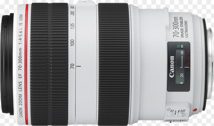 Camera Lens Canon EF Mount EOS 70–300mm Zoom PNG