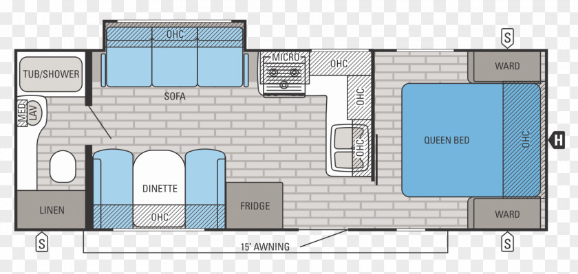 Caravan Campervans Jayco, Inc. Floor Plan Trailer PNG