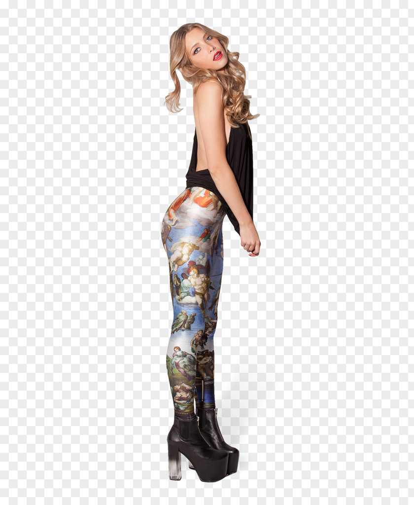 Hand-painted Milk Leggings Clothing Tights Pants Jeans PNG
