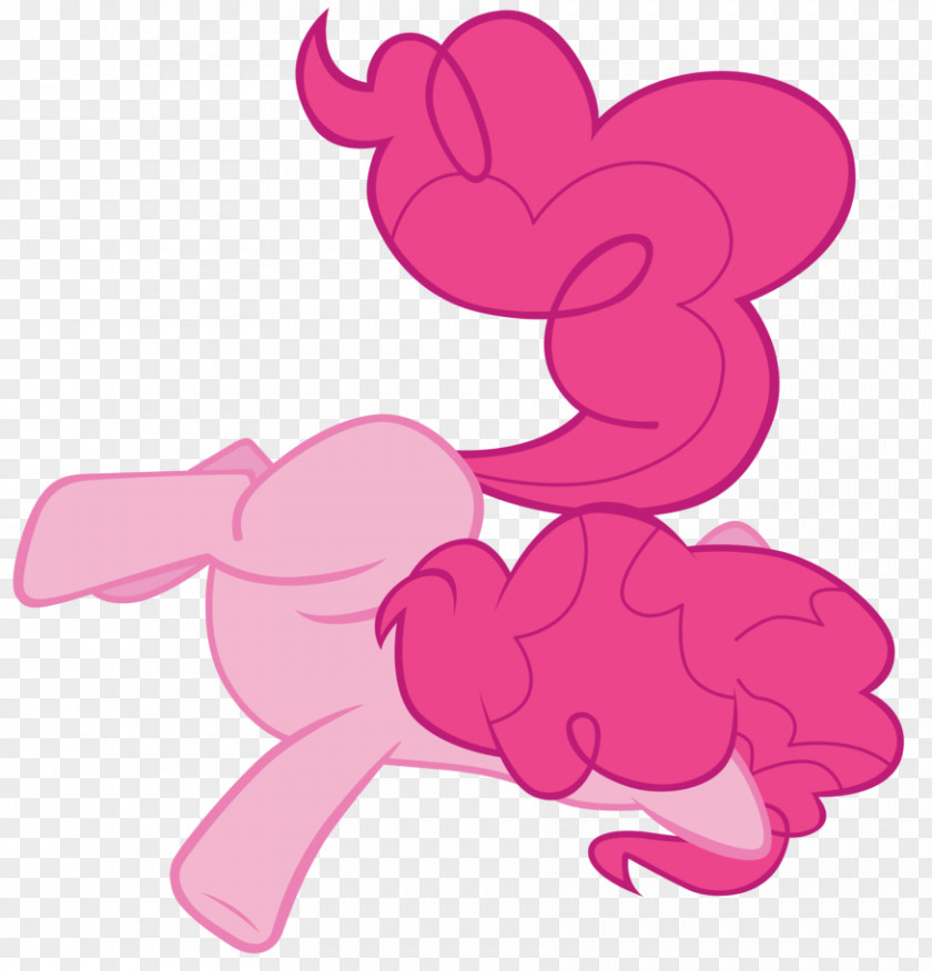 Horse Illustration Clip Art Finger Pink M PNG