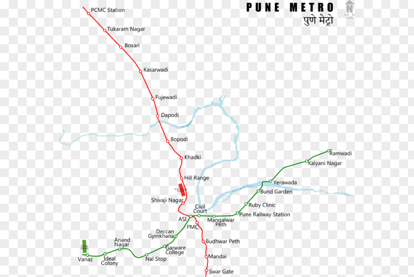 Map Pune Metro Hinjawadi Rapid Transit Rail Transport PNG