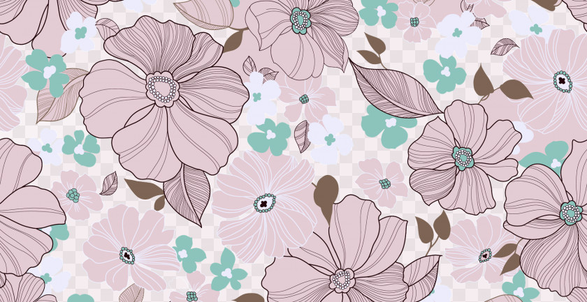 Purple Flowers Background Floral Design Flower Desktop Metaphor Pattern PNG