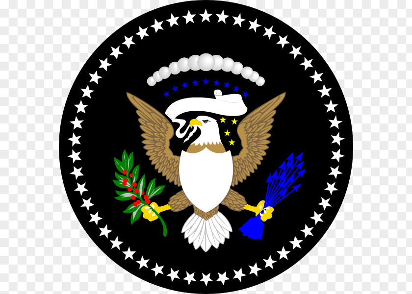 Watercolor Eagle Seal Of The President United States John F. Kennedy Presidential Library And Museum Vice Great PNG