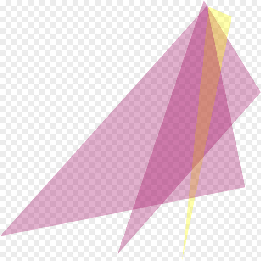 Creative Geometric Triangle PNG
