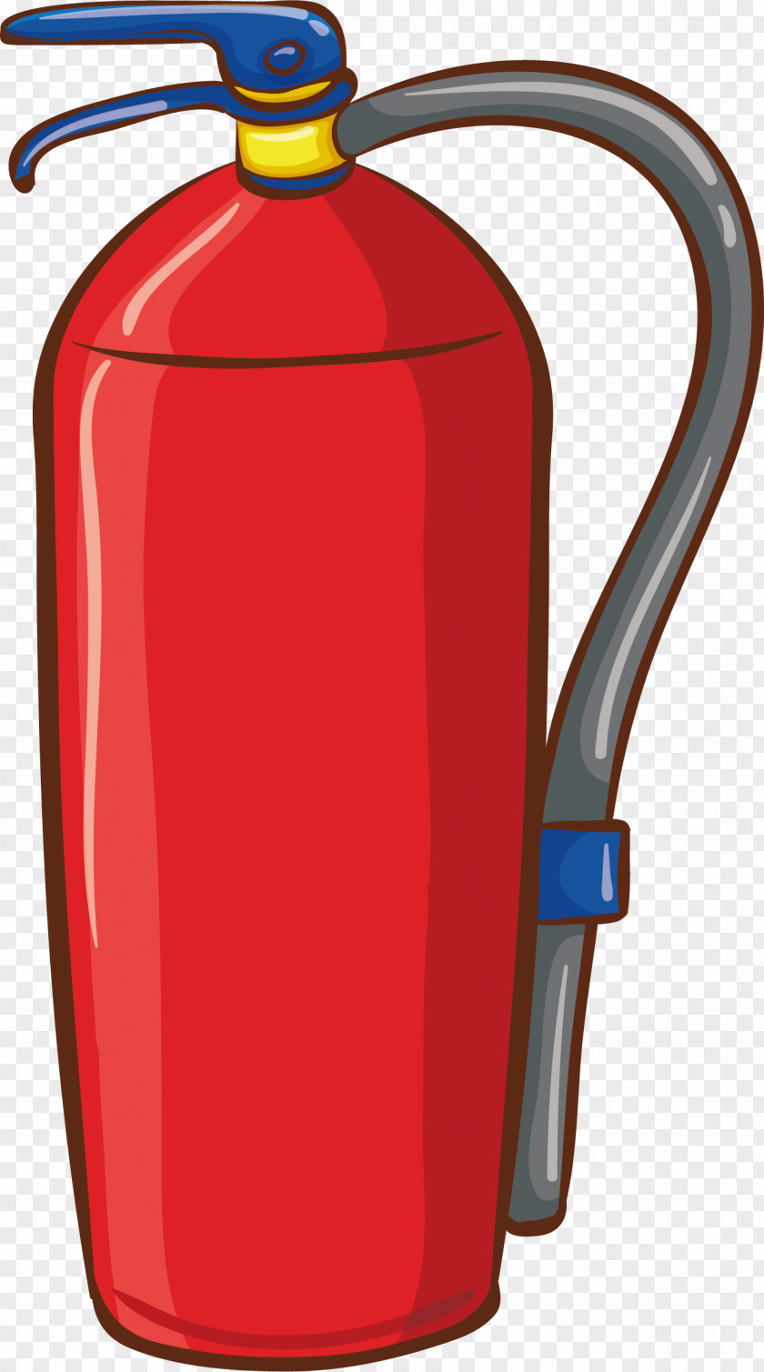 Red Fire Extinguishing Spray Extinguisher Conflagration Icon PNG