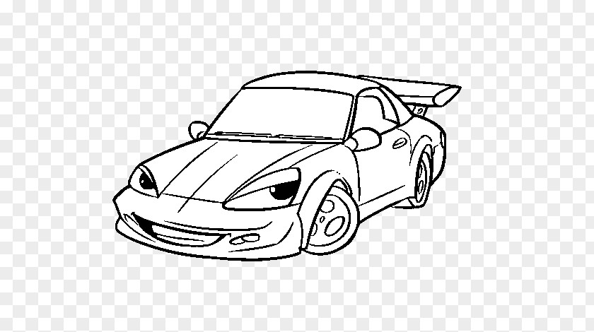Sports Car Muscle Drawing Automòbil De Competició PNG