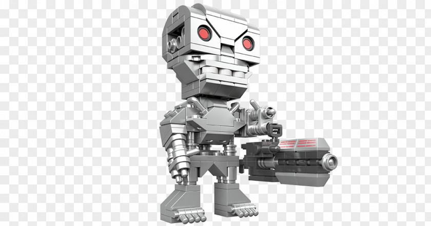 Back Of Terminator T 800 Endoskeleton Mega Bloks Kubros Assassins Creed Figure Spock T-1000 Action & Toy Figures PNG