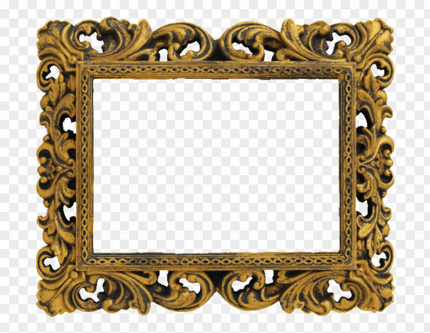 Metal Interior Design Gold Background Frame PNG