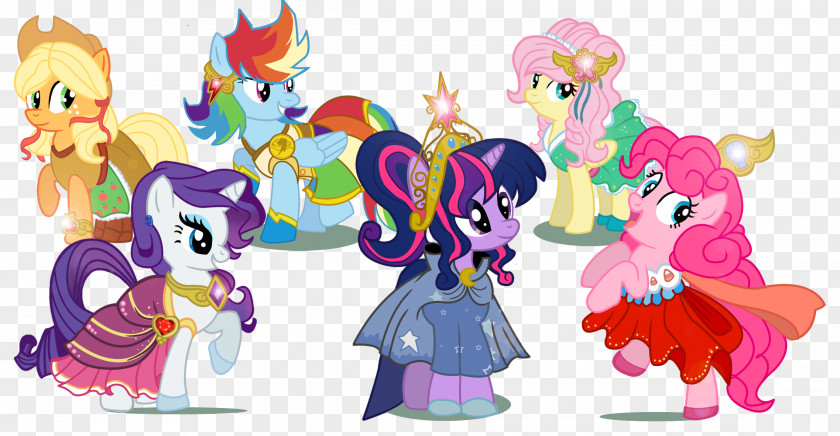 Multicolored Ribbons Pony Pinkie Pie Rarity Twilight Sparkle Rainbow Dash PNG