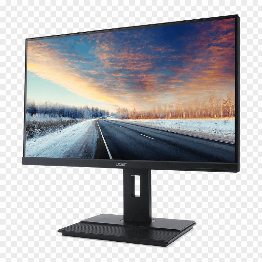 Product Display Acer B6 Computer Monitors 4K Resolution IPS Panel Ultra-high-definition Television PNG