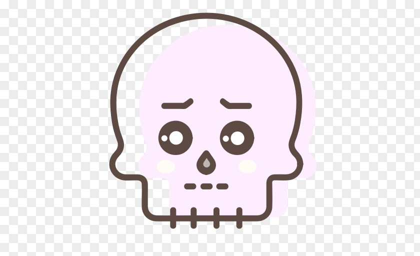 Skull Avatar Human Nose Smile Head PNG