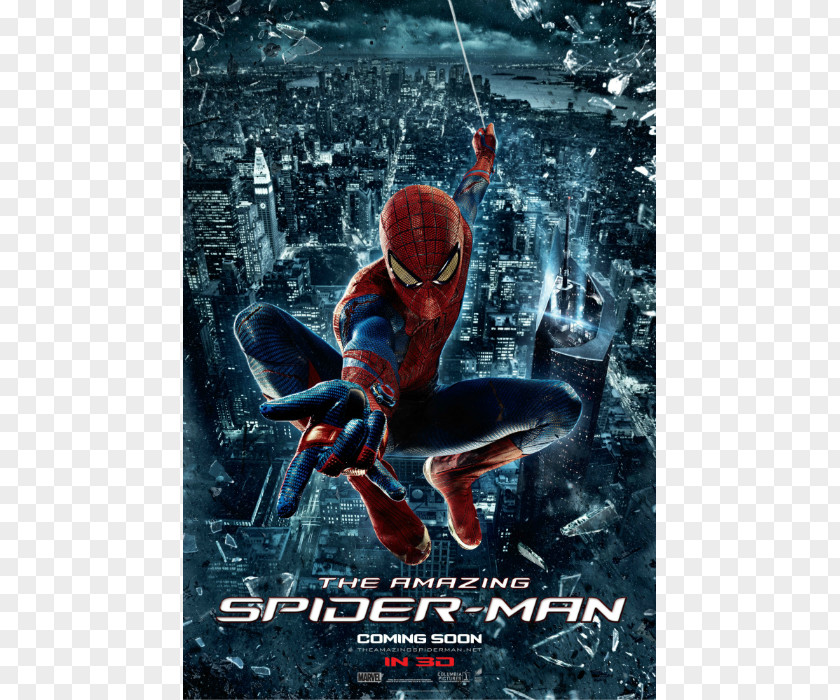 Spiderman Poster The Amazing Spider-Man Film Superhero Movie PNG
