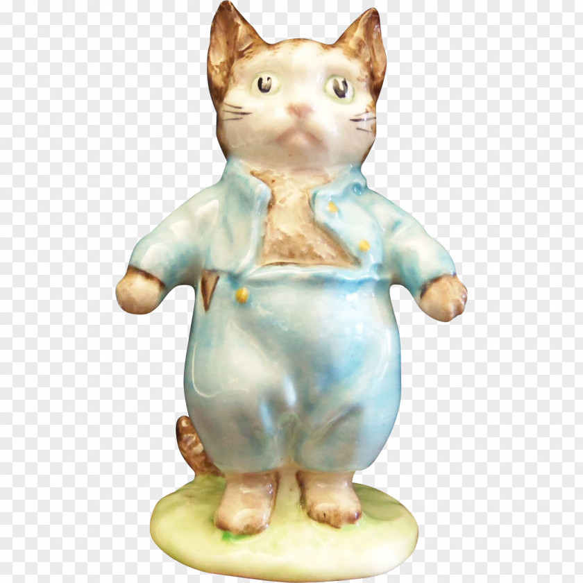 BEATRIX POTTER The Tale Of Tom Kitten Mr. Jeremy Fisher Figurine Cat PNG