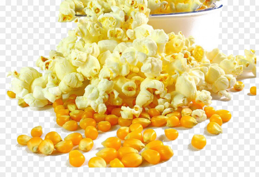 Fresh Popcorn Kettle Corn Grits Maize Kernel PNG