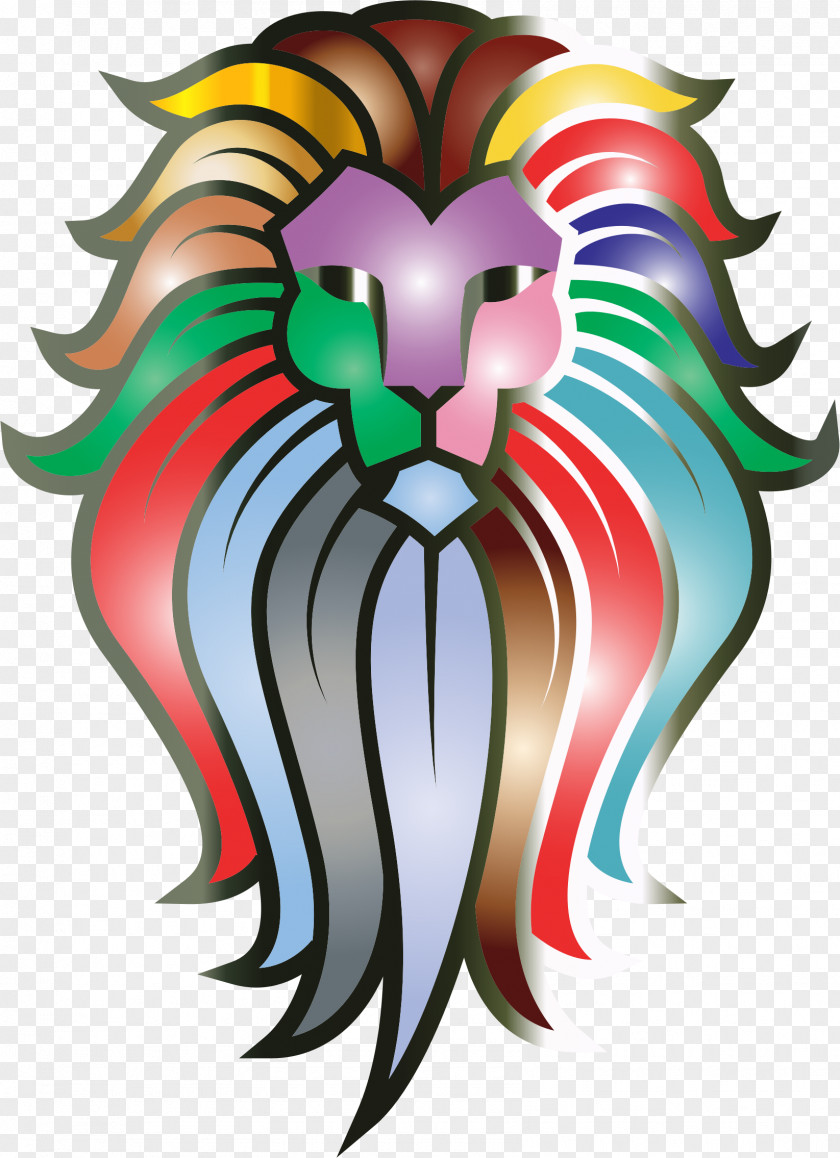 Lion Creative Tattoo Clip Art PNG