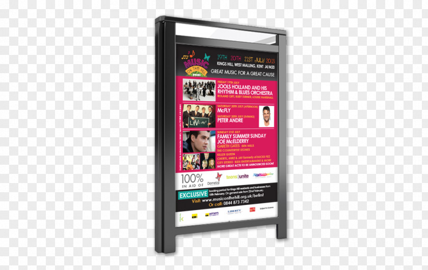 Smartphone Multimedia Display Advertising Interactive Kiosks Device PNG