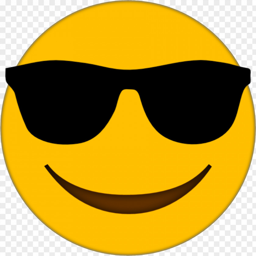 Sunglasses Emoji Transparent Image PNG