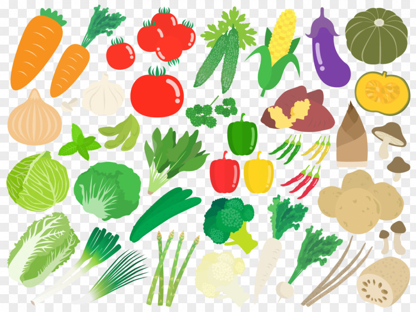 Vegetarian Food Plant Vegetable Cartoon PNG